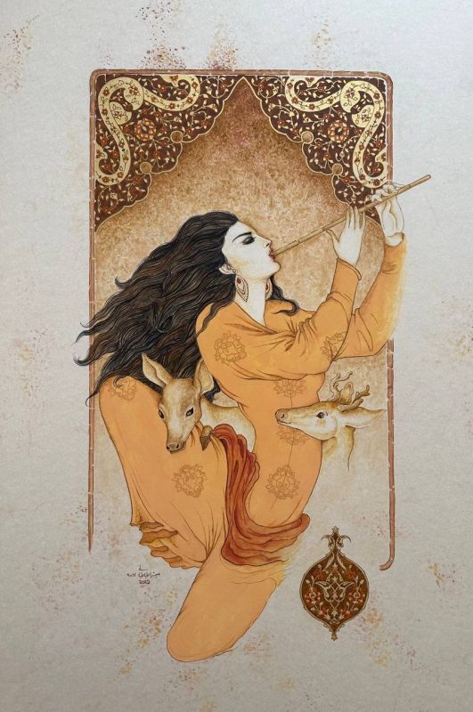 miniature paintings of layla